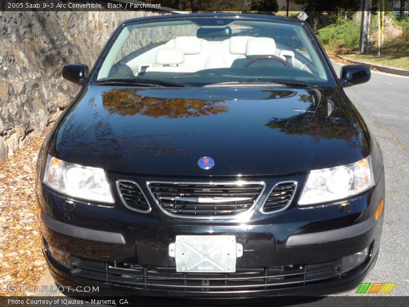 Black / Parchment 2005 Saab 9-3 Arc Convertible
