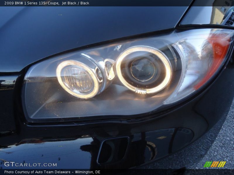 Jet Black / Black 2009 BMW 1 Series 135i Coupe