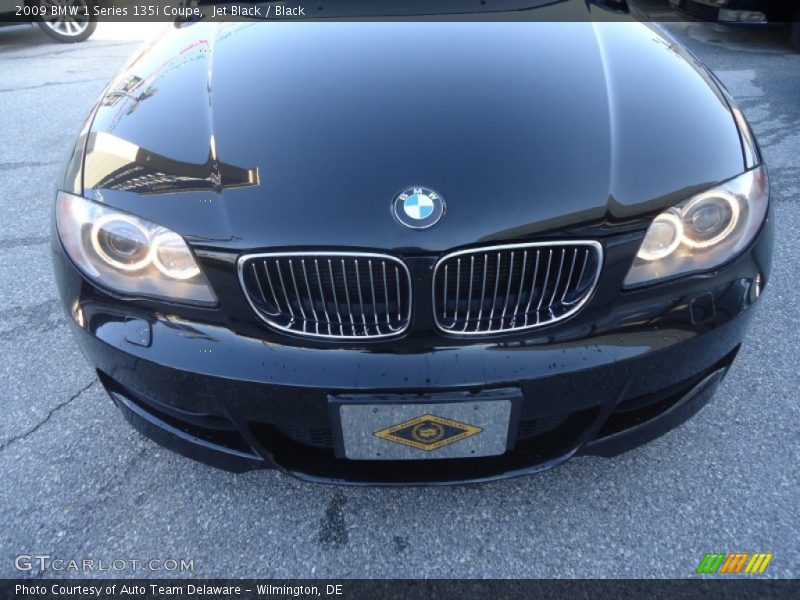 Jet Black / Black 2009 BMW 1 Series 135i Coupe