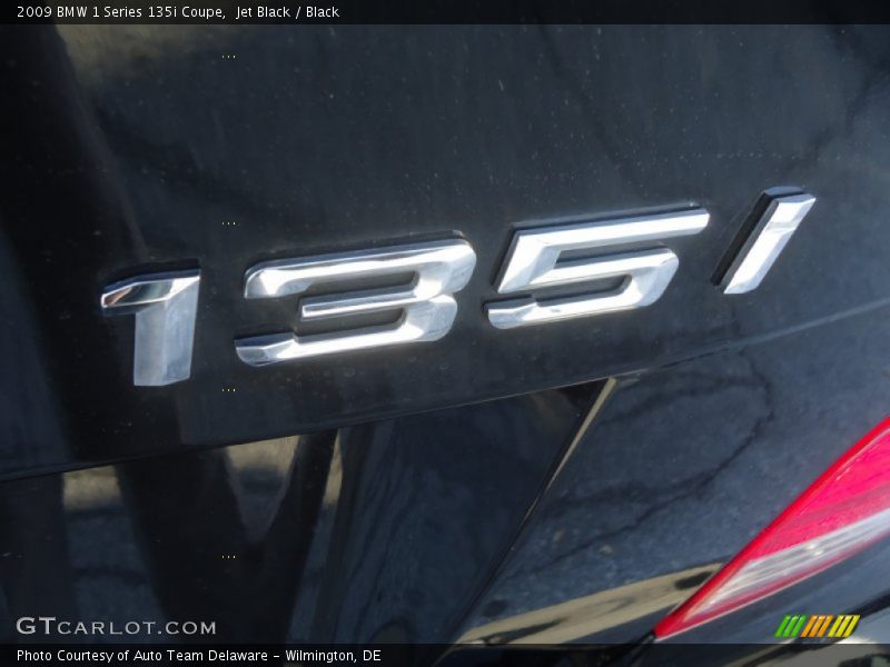 Jet Black / Black 2009 BMW 1 Series 135i Coupe