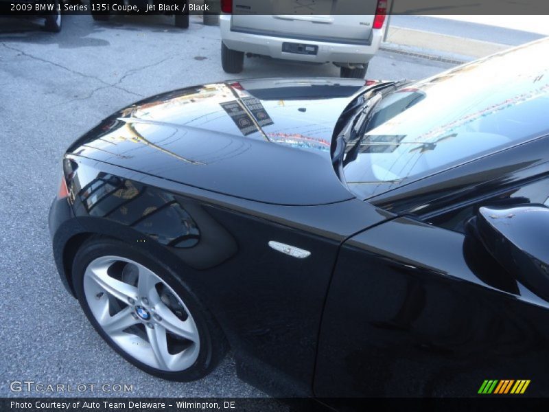 Jet Black / Black 2009 BMW 1 Series 135i Coupe