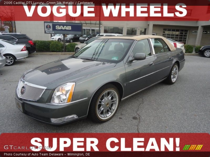 Green Silk Metallic / Cashmere 2006 Cadillac DTS Luxury