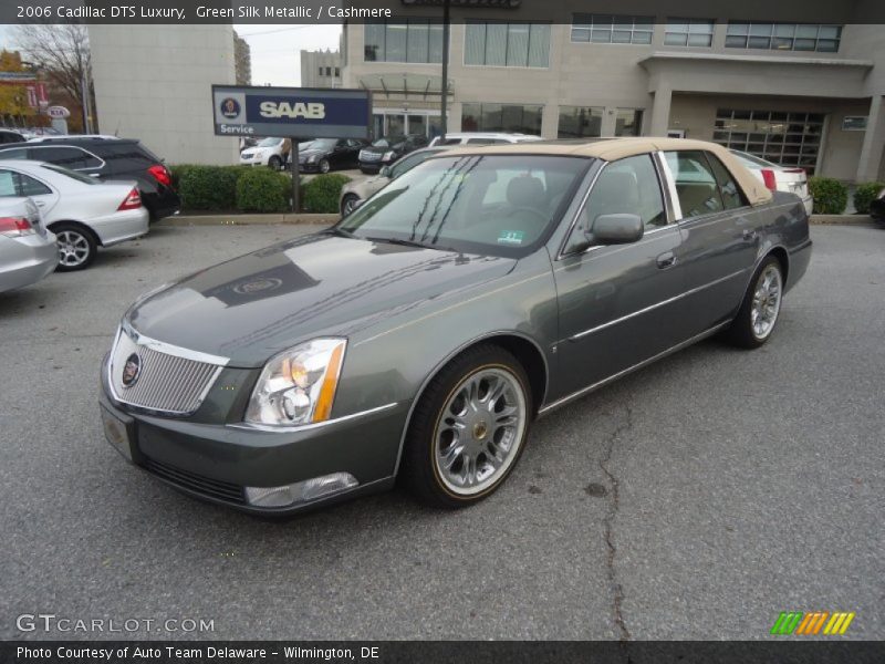 Green Silk Metallic / Cashmere 2006 Cadillac DTS Luxury