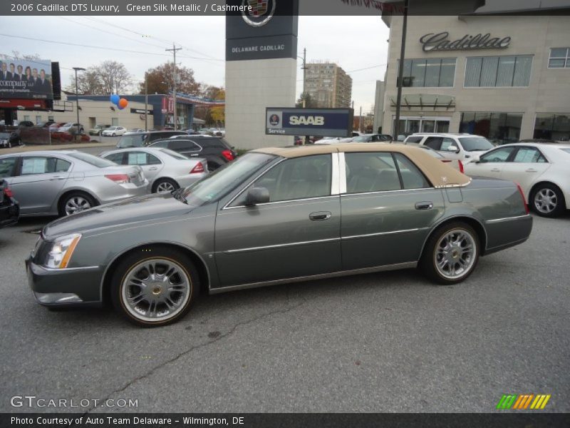 Green Silk Metallic / Cashmere 2006 Cadillac DTS Luxury