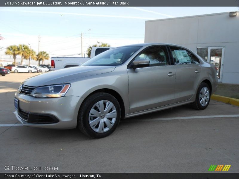 Moonrock Silver Metallic / Titan Black 2013 Volkswagen Jetta SE Sedan