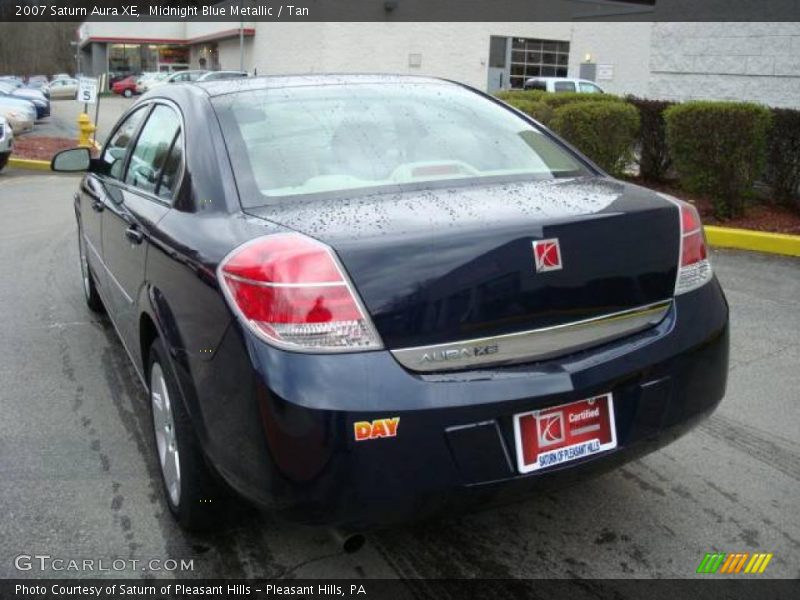 Midnight Blue Metallic / Tan 2007 Saturn Aura XE