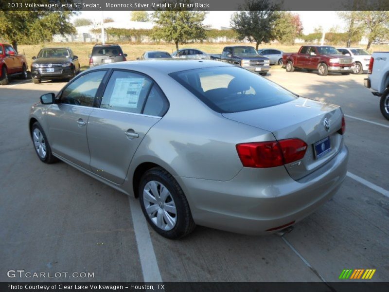Moonrock Silver Metallic / Titan Black 2013 Volkswagen Jetta SE Sedan