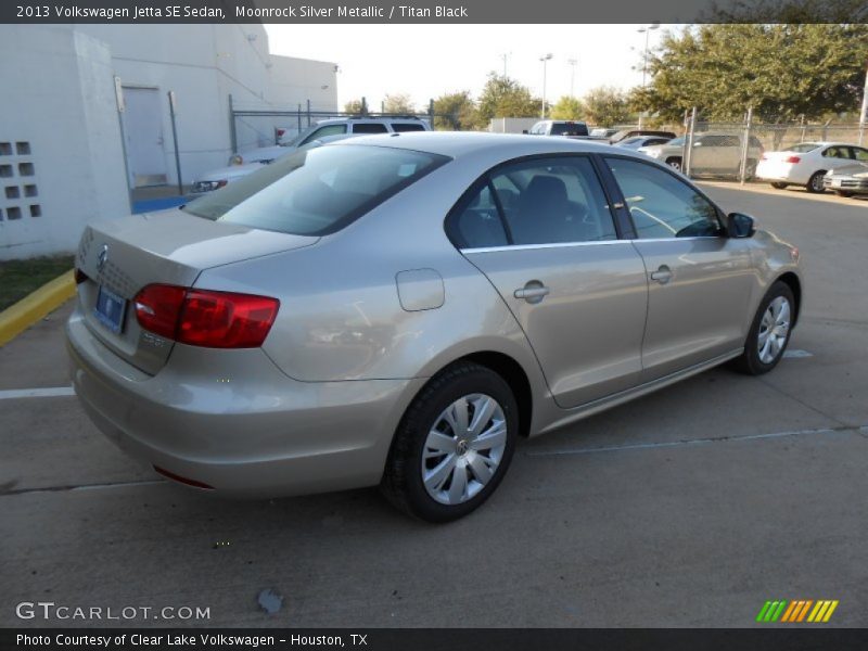 Moonrock Silver Metallic / Titan Black 2013 Volkswagen Jetta SE Sedan
