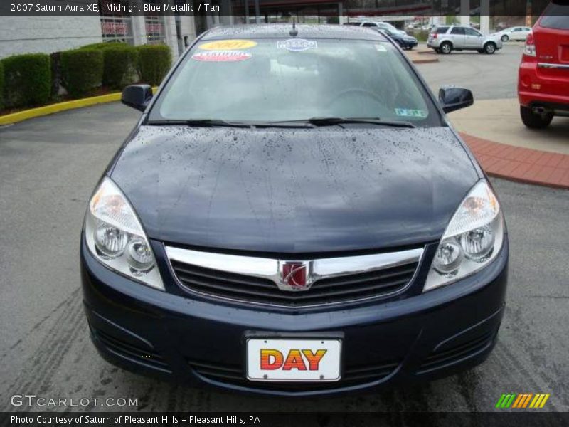 Midnight Blue Metallic / Tan 2007 Saturn Aura XE