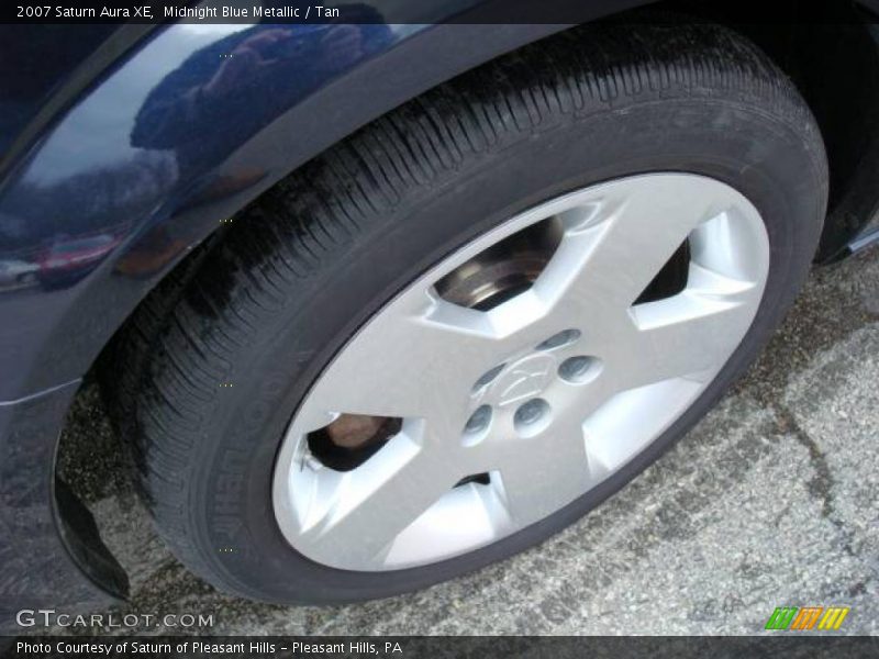 Midnight Blue Metallic / Tan 2007 Saturn Aura XE