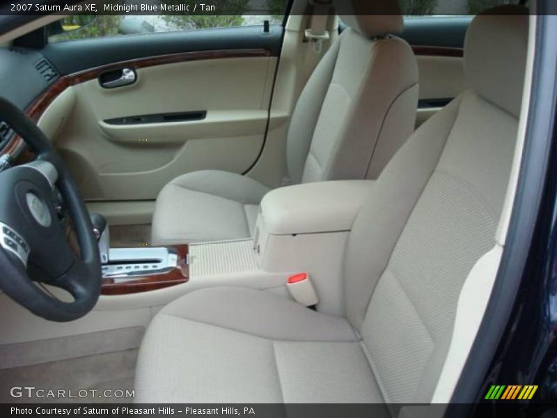 Midnight Blue Metallic / Tan 2007 Saturn Aura XE