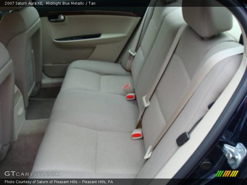 Midnight Blue Metallic / Tan 2007 Saturn Aura XE