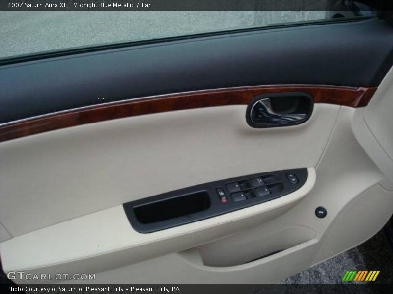 Midnight Blue Metallic / Tan 2007 Saturn Aura XE