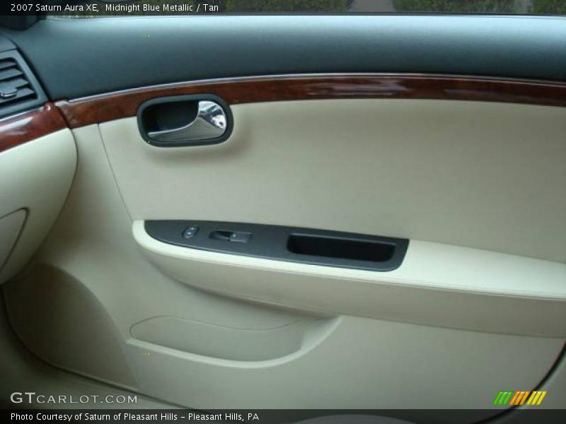 Midnight Blue Metallic / Tan 2007 Saturn Aura XE