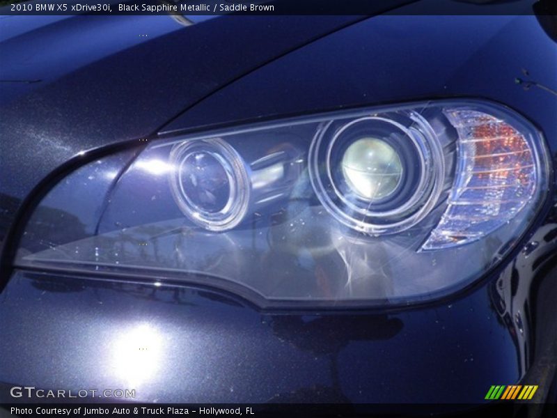 Black Sapphire Metallic / Saddle Brown 2010 BMW X5 xDrive30i