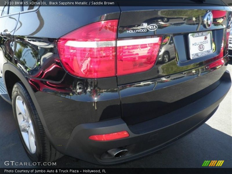 Black Sapphire Metallic / Saddle Brown 2010 BMW X5 xDrive30i
