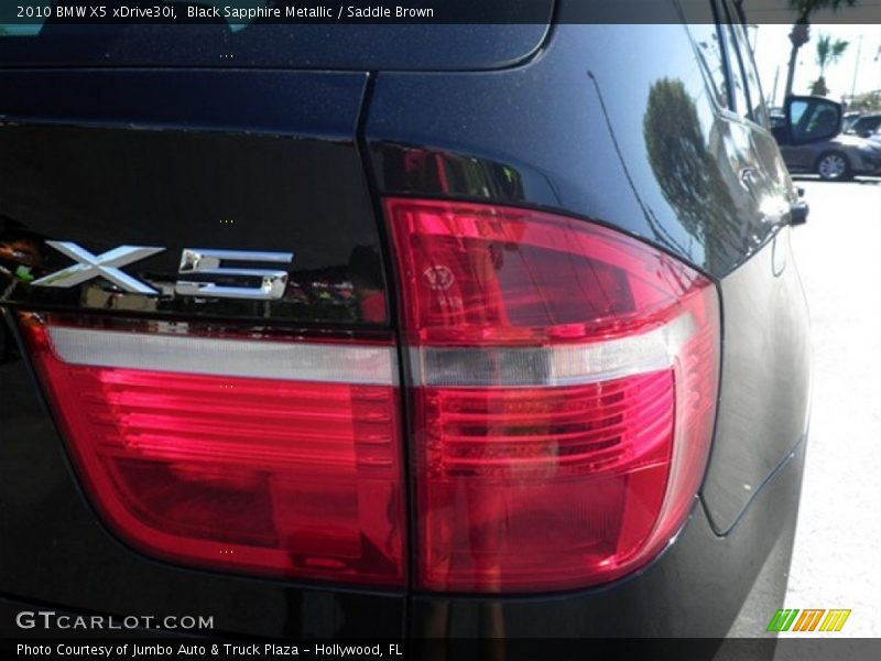 Black Sapphire Metallic / Saddle Brown 2010 BMW X5 xDrive30i