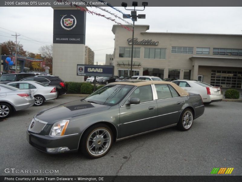 Green Silk Metallic / Cashmere 2006 Cadillac DTS Luxury