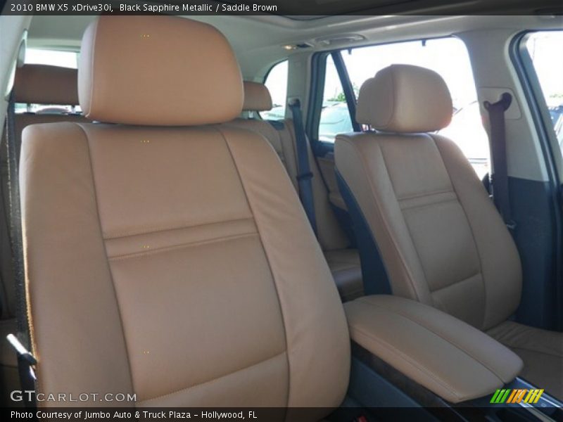 Black Sapphire Metallic / Saddle Brown 2010 BMW X5 xDrive30i