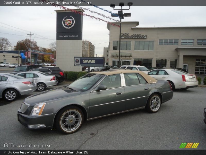 Green Silk Metallic / Cashmere 2006 Cadillac DTS Luxury