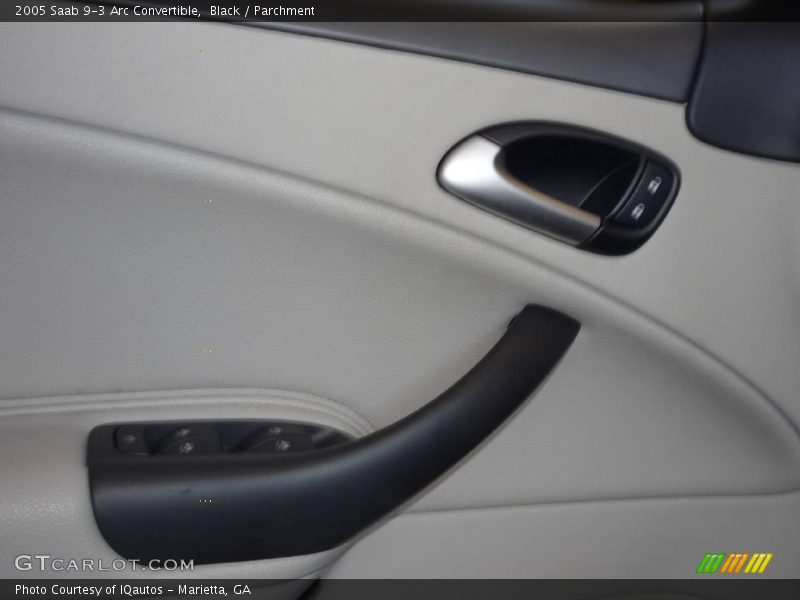 Black / Parchment 2005 Saab 9-3 Arc Convertible