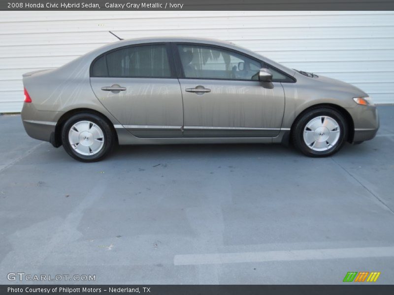 Galaxy Gray Metallic / Ivory 2008 Honda Civic Hybrid Sedan