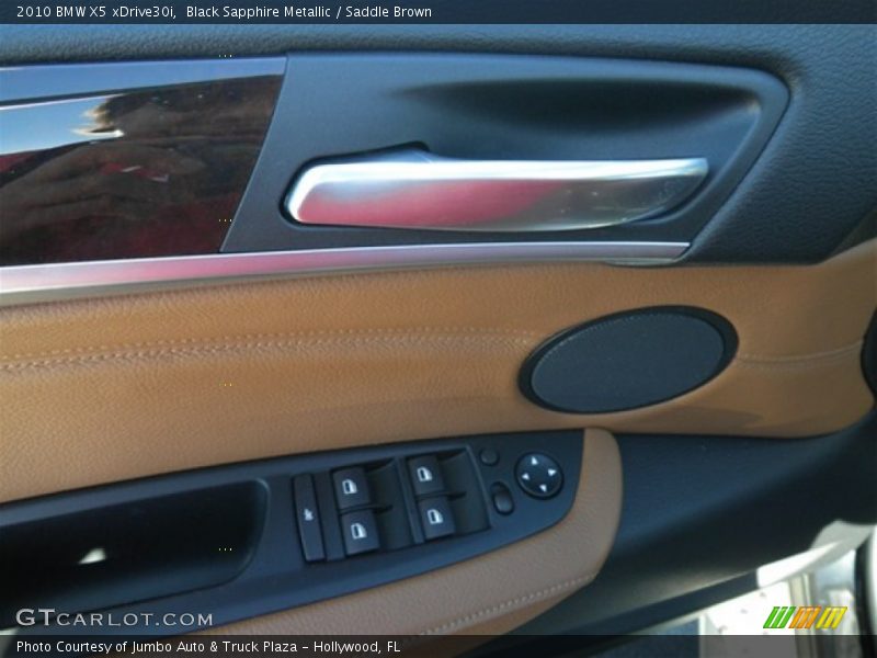 Black Sapphire Metallic / Saddle Brown 2010 BMW X5 xDrive30i