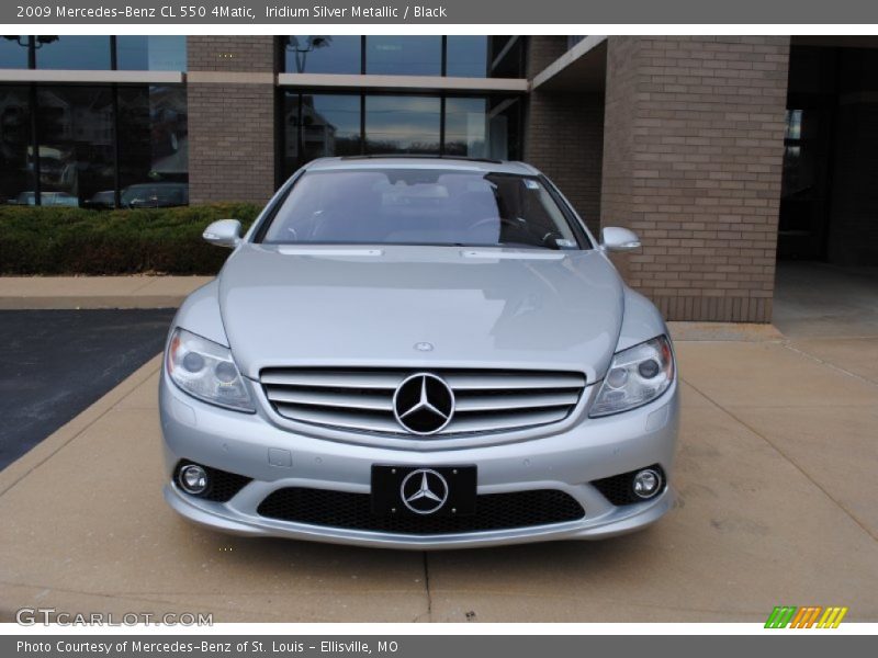 Iridium Silver Metallic / Black 2009 Mercedes-Benz CL 550 4Matic