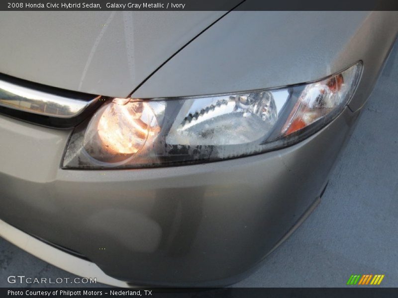 Galaxy Gray Metallic / Ivory 2008 Honda Civic Hybrid Sedan