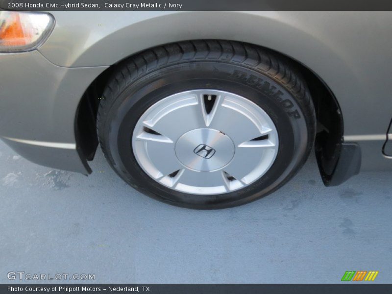 Galaxy Gray Metallic / Ivory 2008 Honda Civic Hybrid Sedan