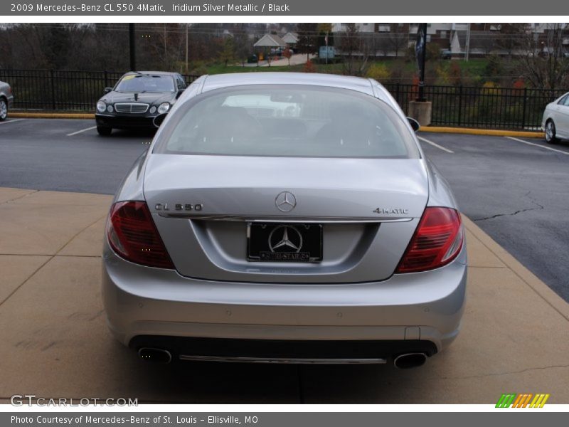 Iridium Silver Metallic / Black 2009 Mercedes-Benz CL 550 4Matic