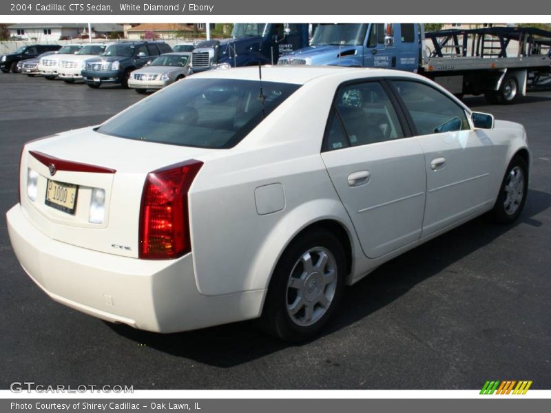 White Diamond / Ebony 2004 Cadillac CTS Sedan