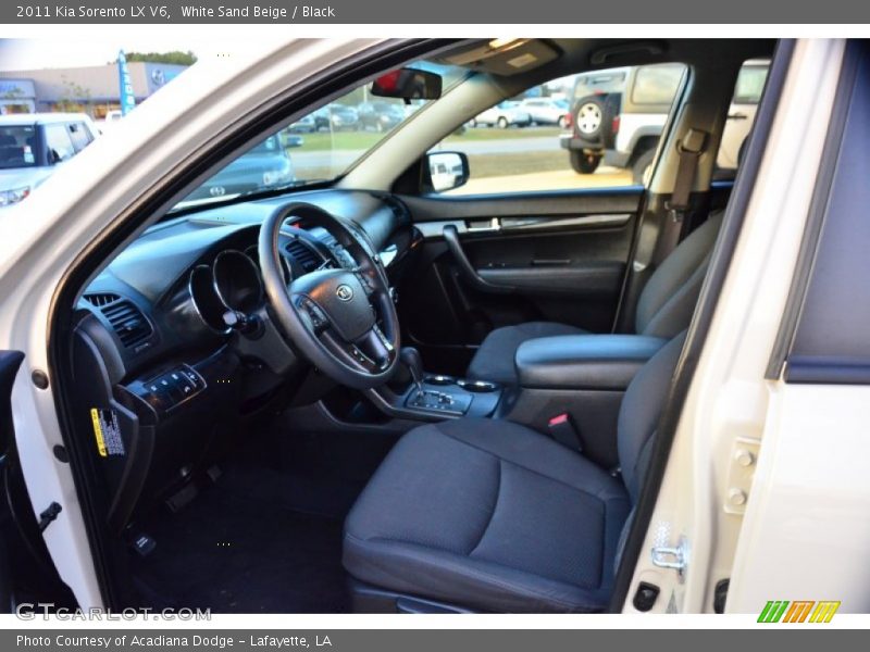  2011 Sorento LX V6 Black Interior