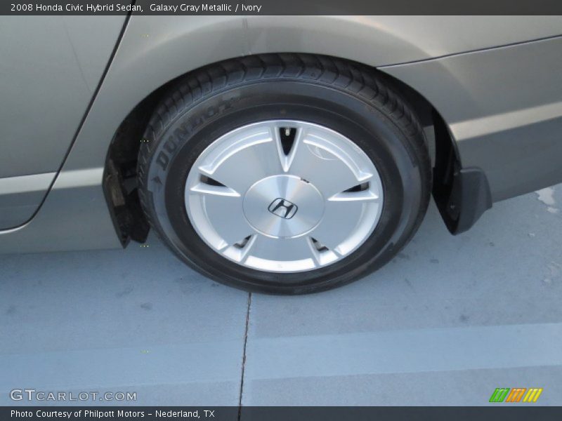 Galaxy Gray Metallic / Ivory 2008 Honda Civic Hybrid Sedan