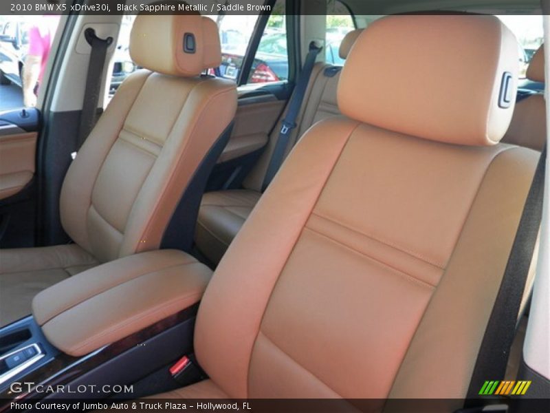 Black Sapphire Metallic / Saddle Brown 2010 BMW X5 xDrive30i