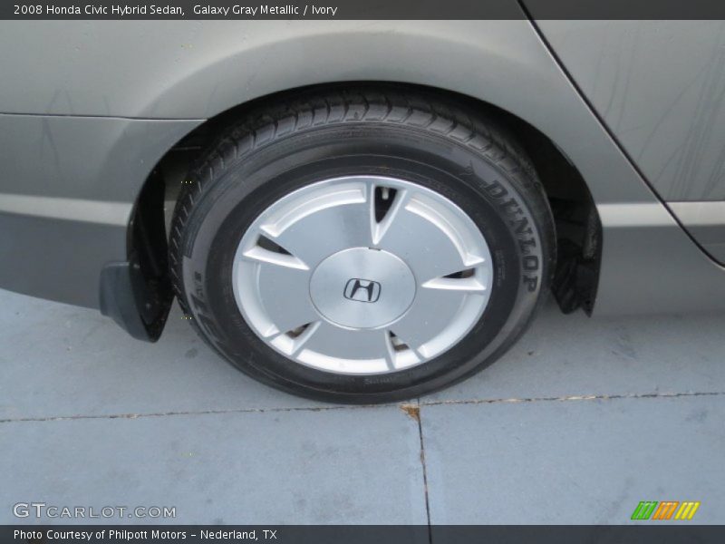Galaxy Gray Metallic / Ivory 2008 Honda Civic Hybrid Sedan