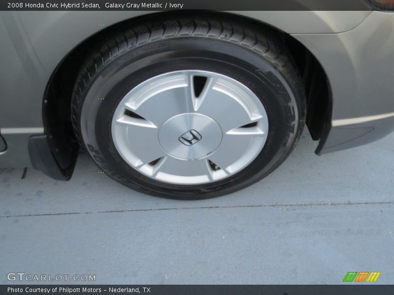 Galaxy Gray Metallic / Ivory 2008 Honda Civic Hybrid Sedan