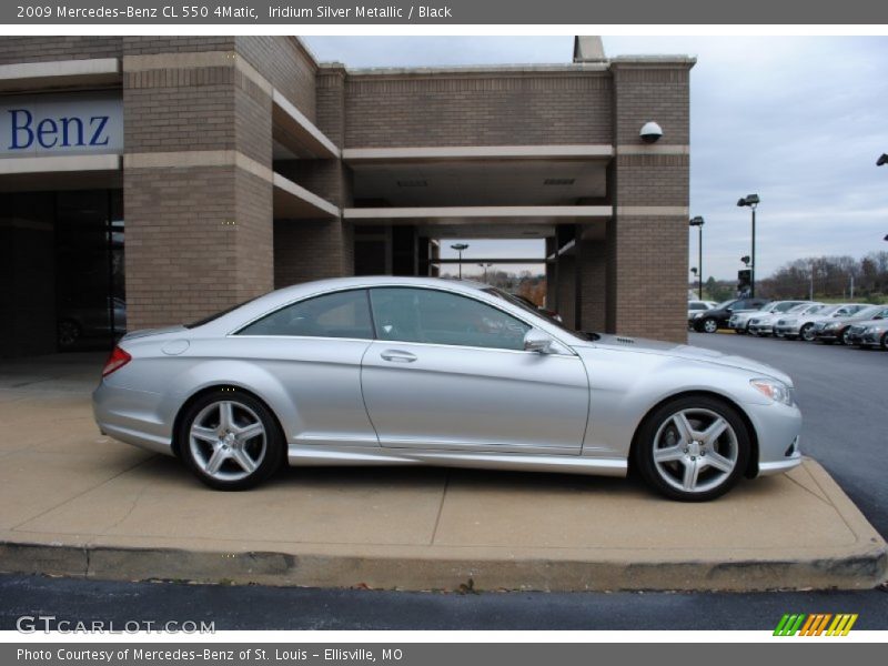 Iridium Silver Metallic / Black 2009 Mercedes-Benz CL 550 4Matic