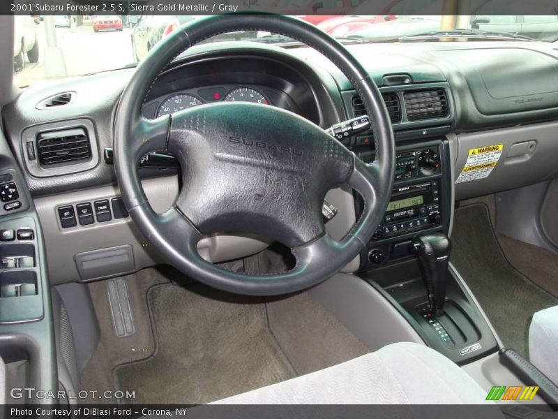 Sierra Gold Metallic / Gray 2001 Subaru Forester 2.5 S