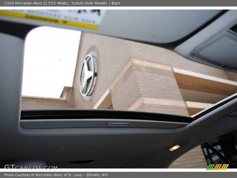 Iridium Silver Metallic / Black 2009 Mercedes-Benz CL 550 4Matic