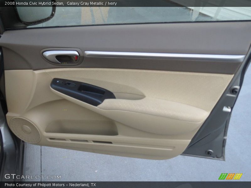 Galaxy Gray Metallic / Ivory 2008 Honda Civic Hybrid Sedan