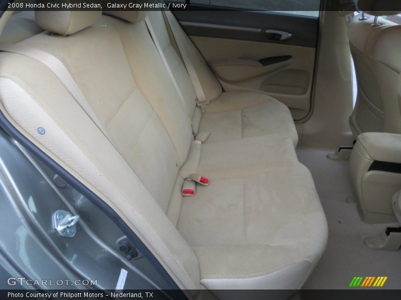 Galaxy Gray Metallic / Ivory 2008 Honda Civic Hybrid Sedan