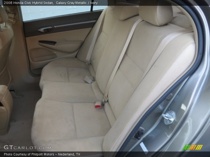 Galaxy Gray Metallic / Ivory 2008 Honda Civic Hybrid Sedan
