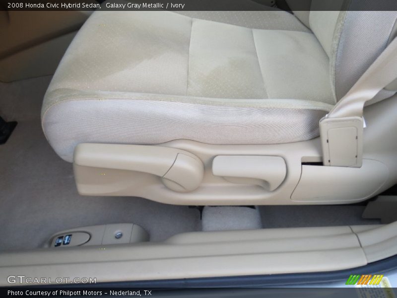Galaxy Gray Metallic / Ivory 2008 Honda Civic Hybrid Sedan