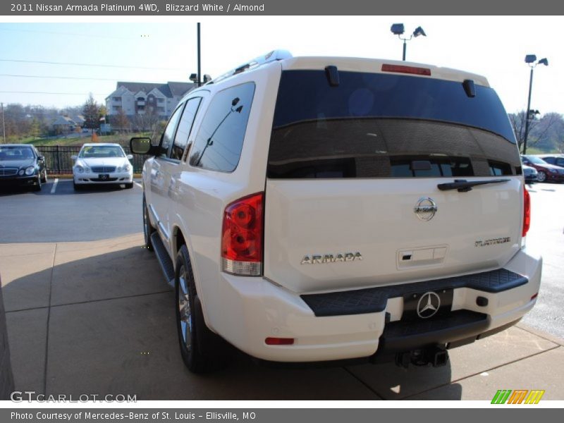 Blizzard White / Almond 2011 Nissan Armada Platinum 4WD