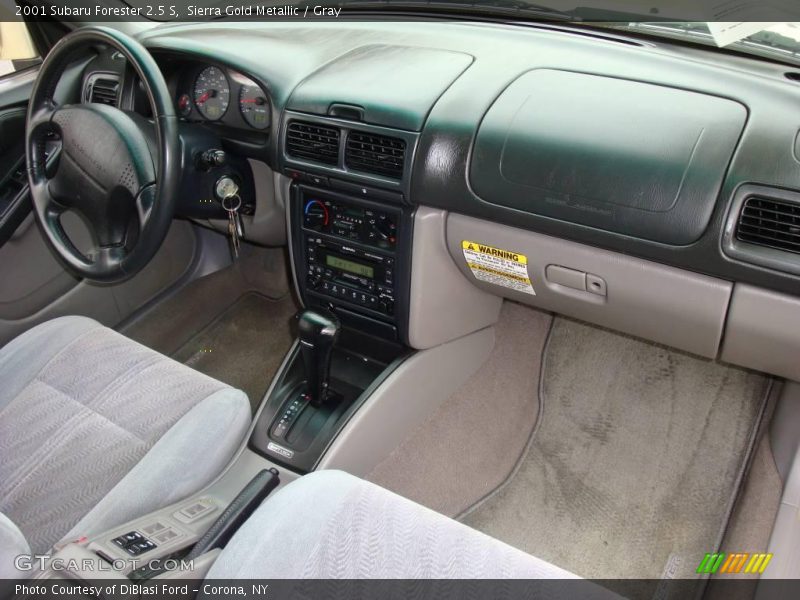 Sierra Gold Metallic / Gray 2001 Subaru Forester 2.5 S