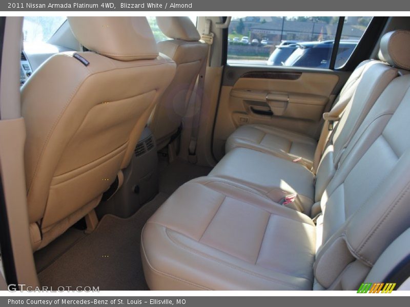 Blizzard White / Almond 2011 Nissan Armada Platinum 4WD