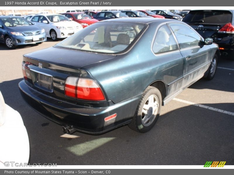 Eucalyptus Green Pearl / Ivory 1997 Honda Accord EX Coupe