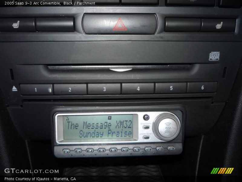 Black / Parchment 2005 Saab 9-3 Arc Convertible
