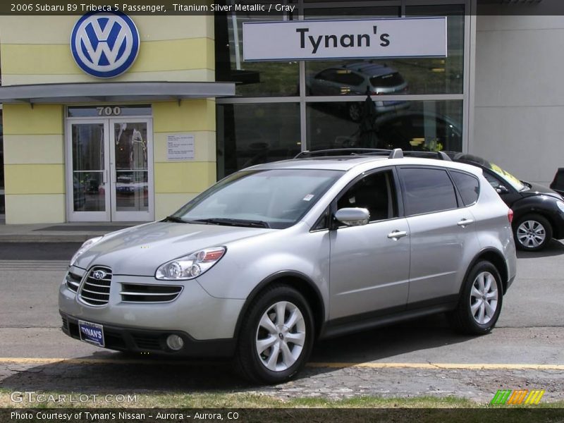 Titanium Silver Metallic / Gray 2006 Subaru B9 Tribeca 5 Passenger